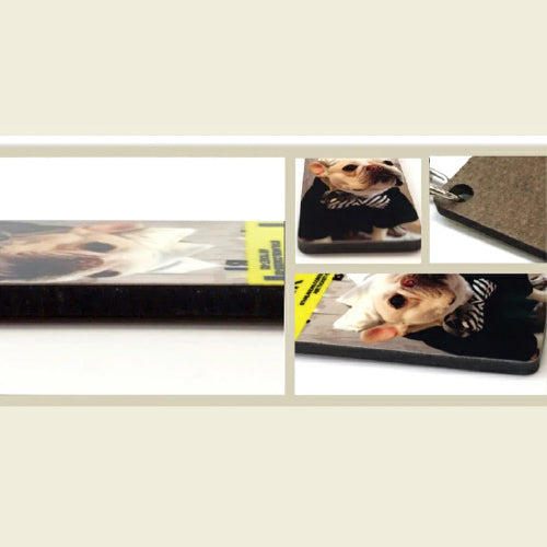 人気上昇中！木製フォトキーホルダー【写真入り】　