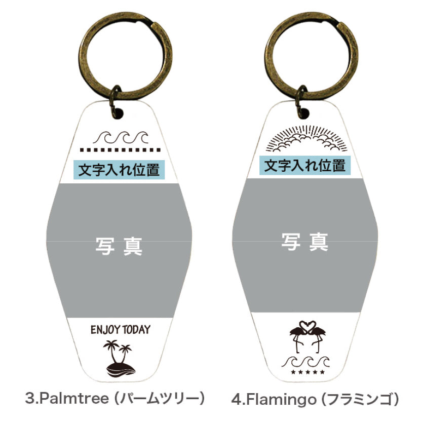 大好評！フォトキーホルダー木製【写真入り】