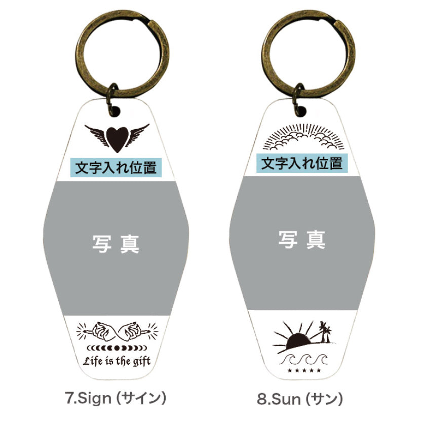 大好評！フォトキーホルダー木製【写真入り】