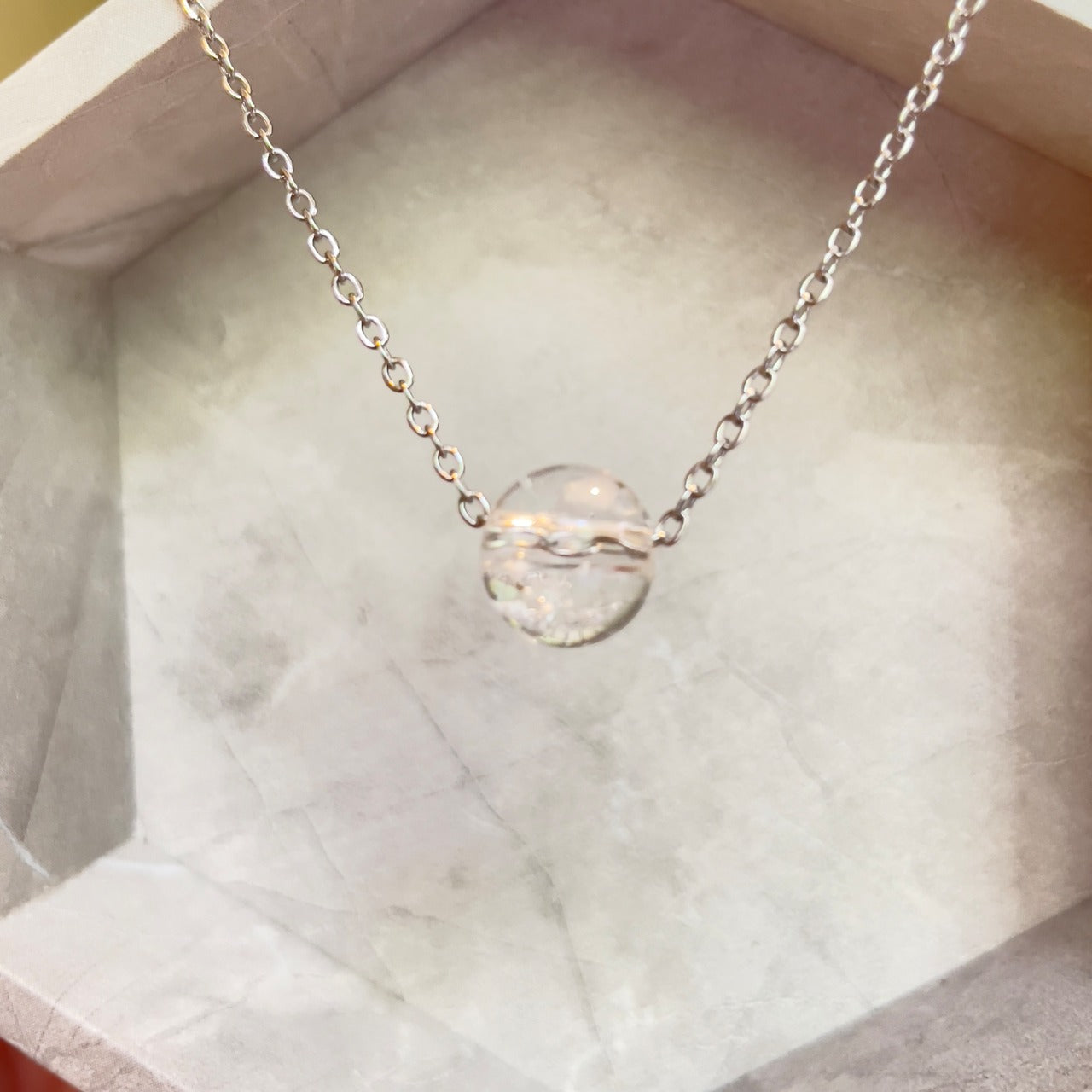 inori 塩珠ネックレス【ゴールド】/【シルバー】ステンレスチェーン