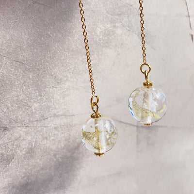 inori チェーンピアス　金箔入り