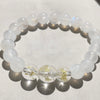 inori 塩珠 遺骨封入お守り 金箔入り三粒 ブレスレット（ムーンストーン）