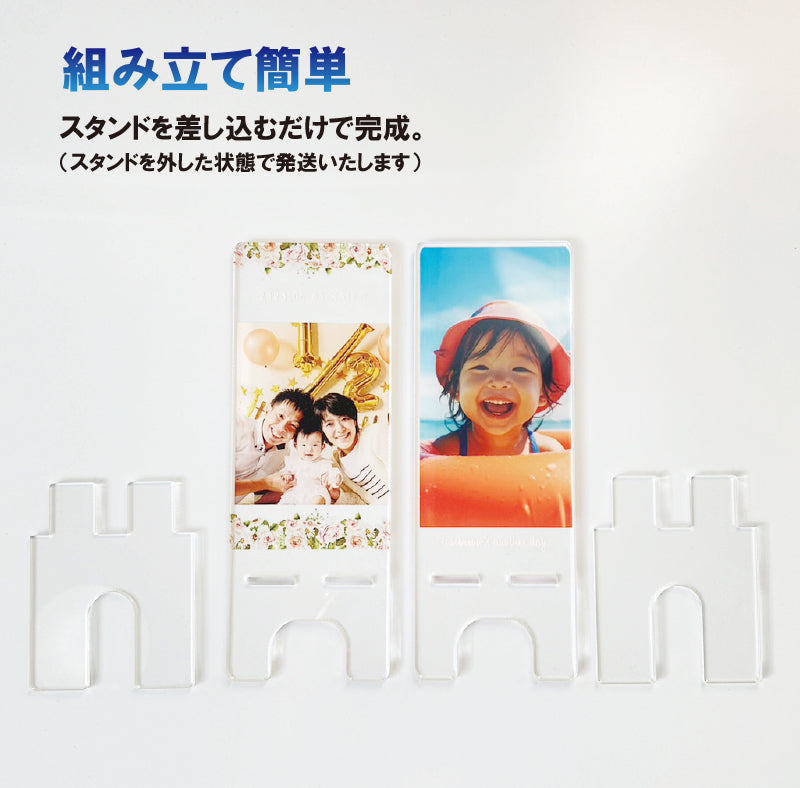 大好評！スマホで撮ったお写真をスマホスタンドに・・・