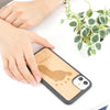 そのまま手形足形iPhoneケース（木製）