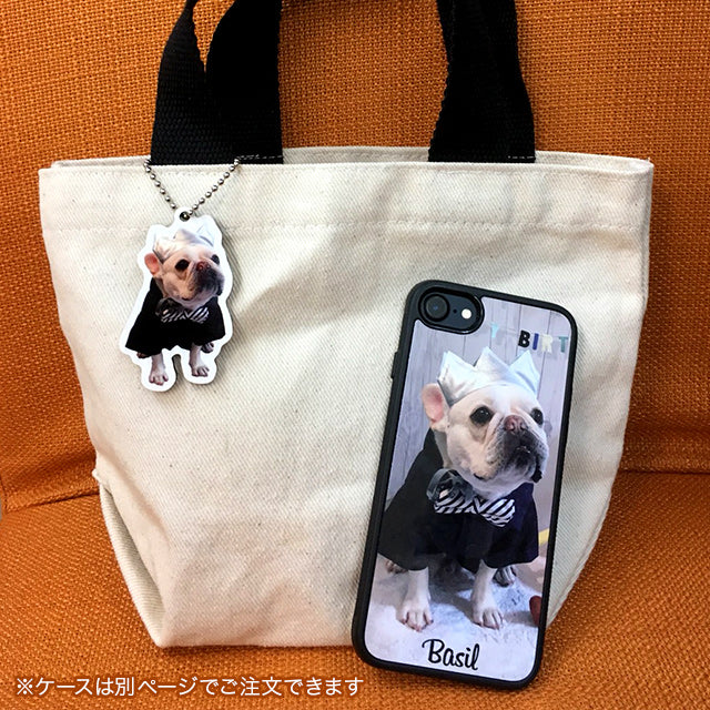 スマホで撮ったお写真をキーホルダーに・・・世界にひとつだけのフォトキーホルダー！