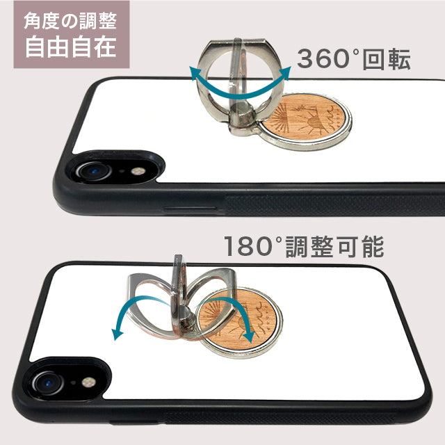 木製ビーチ スマホリング！(名入れ無し）