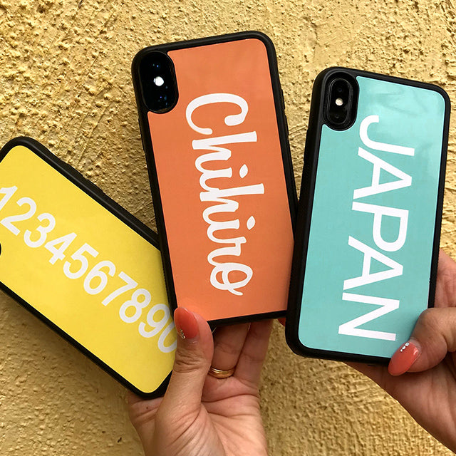 推しカラーで大好評！！スマホケース【iPhone全種対応】【名入れ０円】