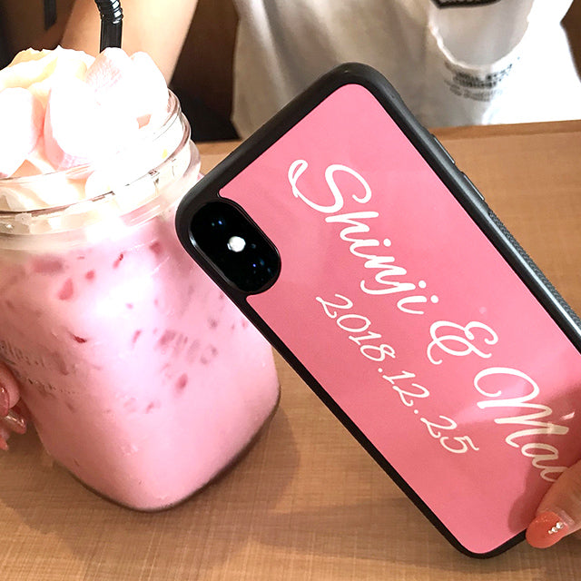推しカラーで大好評！！スマホケース【iPhone全種対応】【名入れ０円】