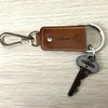 豊富なカラバリ！本革 スポーツキーリング【名入れ無料】